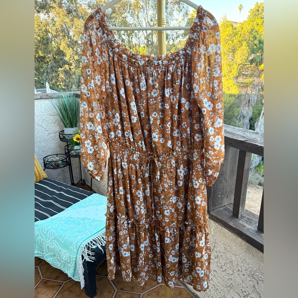 Ryan Michael Floral Dress